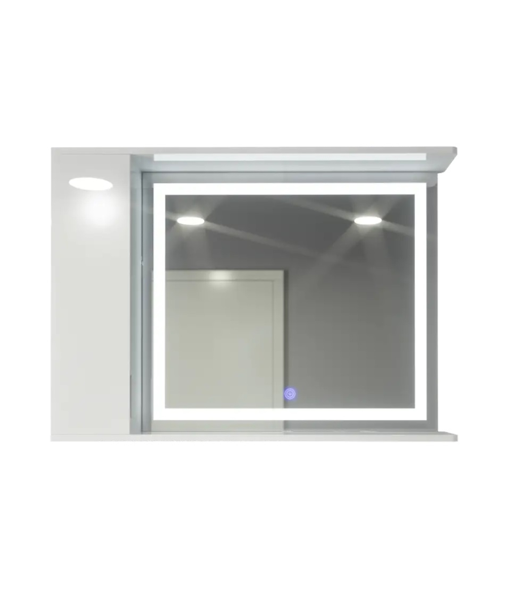 Шафа LED (90*70) ШК33 з сенсором двері ліворуч