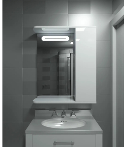 Шафа LED (60*70) ШК5 з дзеркалом  двері  праворуч