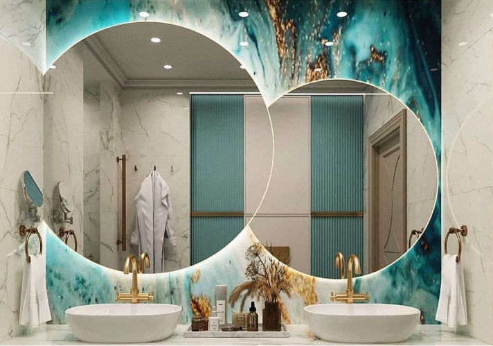 Дзеркало у ванній кімнаті